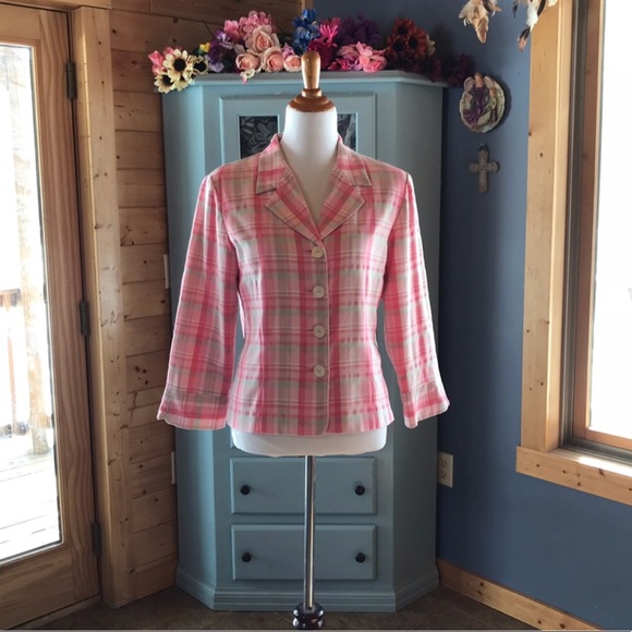 Dress Barn Jackets & Blazers - DRESS BARN Stylish Plaid Blazer. So Beautiful